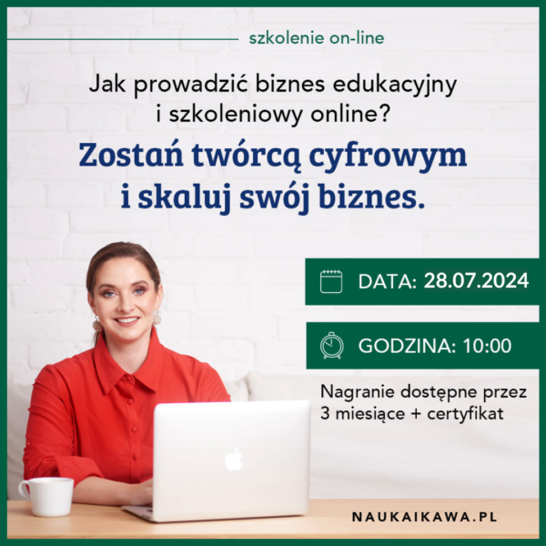 Jak prowadzić biznes edukacyjny online? Nagranie + audyt - obrazek 11