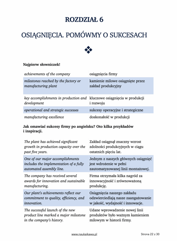 English for Manufacturing - obrazek 5